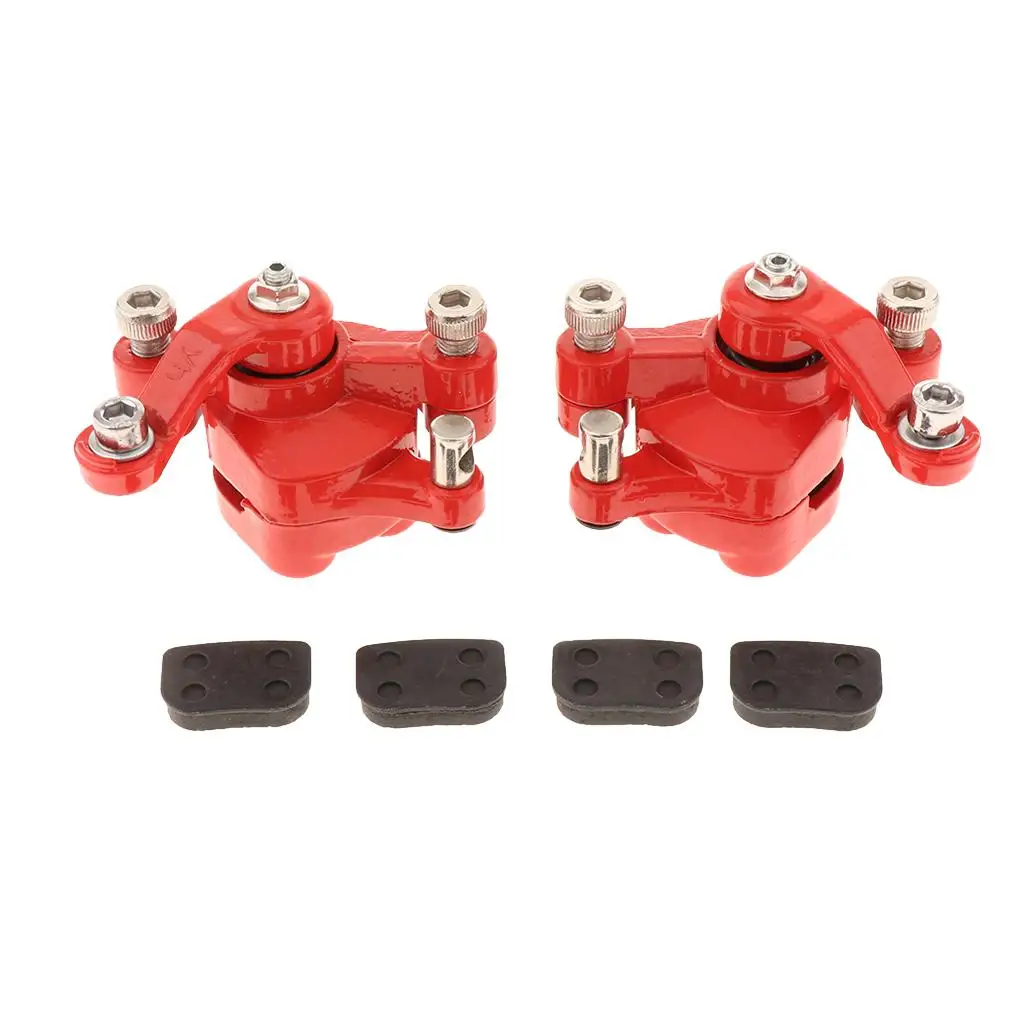 2-part disc brake calipers for bicycles, mini dirt, scooters, go-karts