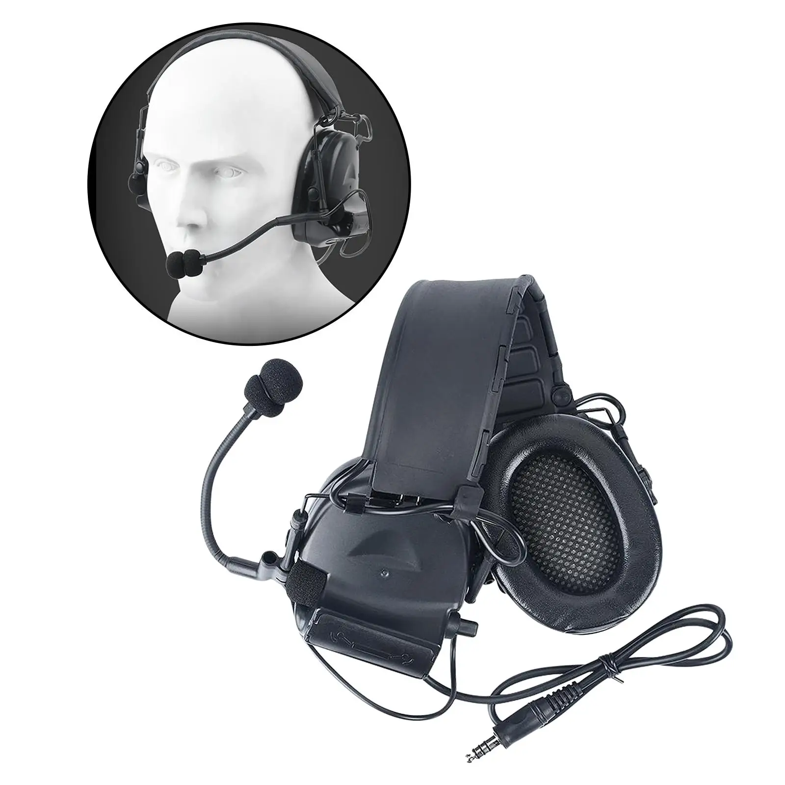 Noise Reduction Noise Free Hearing Defense Tactical Headphones for