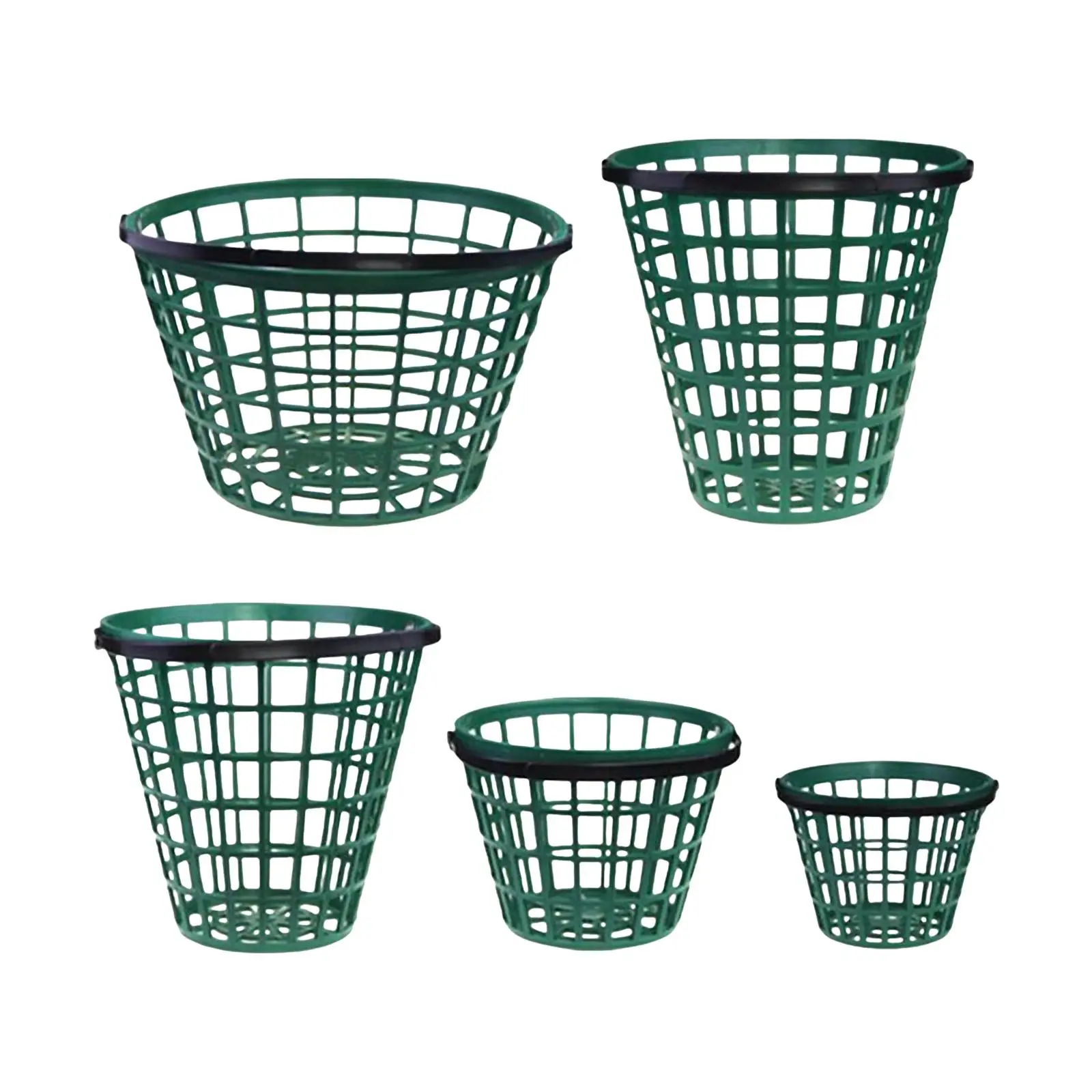 5 Pieces Golf Ball Basket Golfball Container Lightweight Golf Range Baskets
