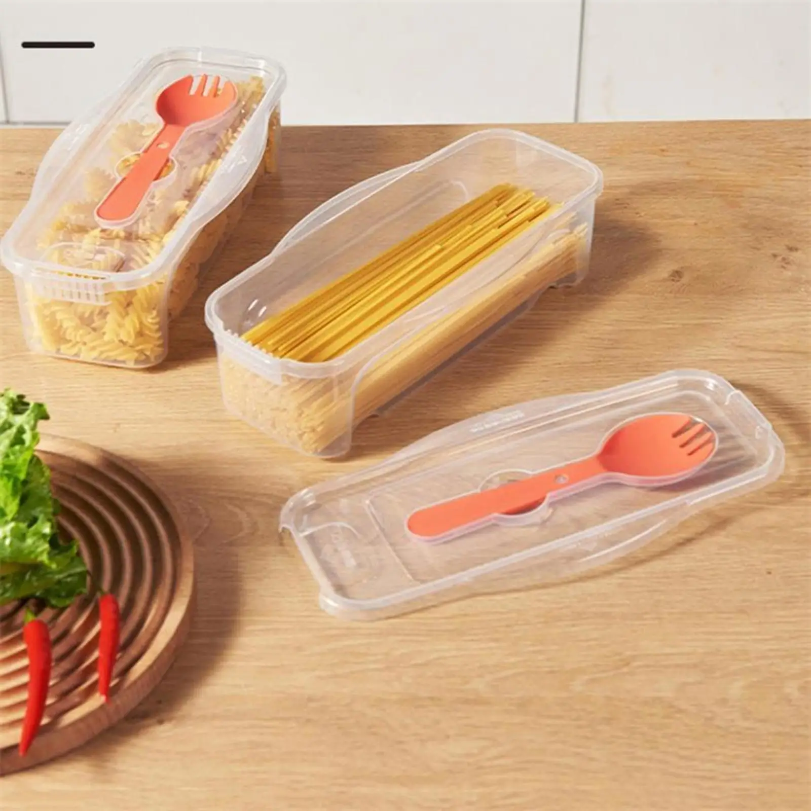 Microwave Pasta Containers Cooker Vegetables Fruit Storage Box for Personal