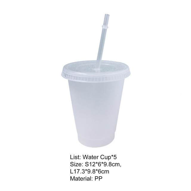 A large white nonrecyclable to-go drink cup with a plastic lid and straw on  a