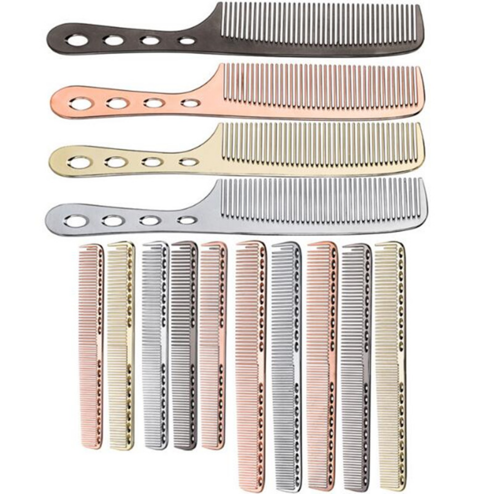 Best of 1pc Space Aluminum Hair Comb Professional Hairdressing Combs Hair Cutting Dying Hair Brush Barber Combs Tools Salon Accessaries Reviews & Tips