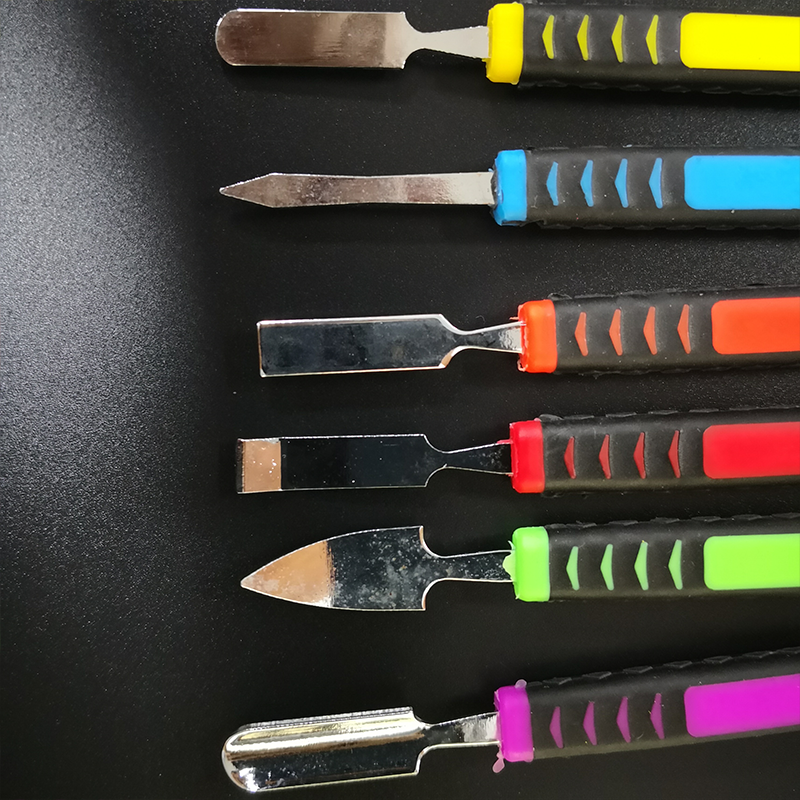 Edelstahl neugierige Öffnung Reparatur-Tool-Kit für Handy-Notebook Doppel köpfe Metall Spudger Handwerkzeuge-Sets 6 teile/satz – Detail 10