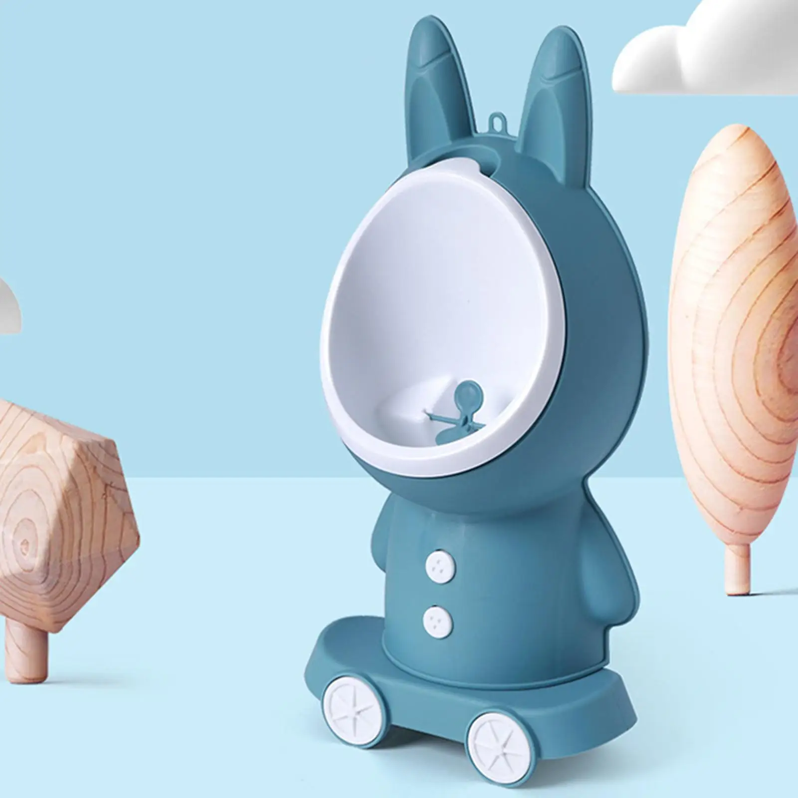 Cute Rabbit Little Boys Pee Toilet Kids Potty Urinal to 6 Years Old