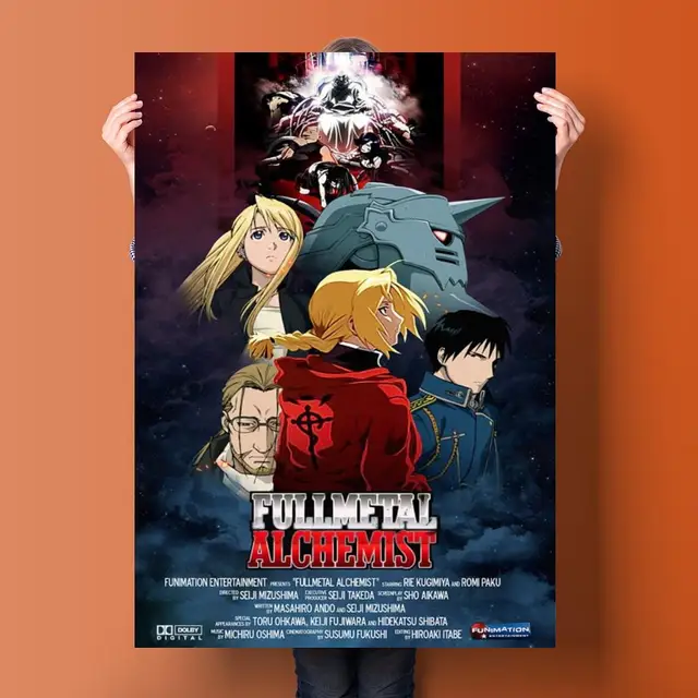 Wall Station Fullmetal Alchemist Customized 24inch x 38inch Silk Print  Poster/Wallpaper Great Gift