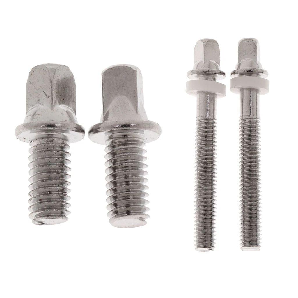 4 Drum Tension Rods Drum Bolts for Percussion Parts 10/3.3cm