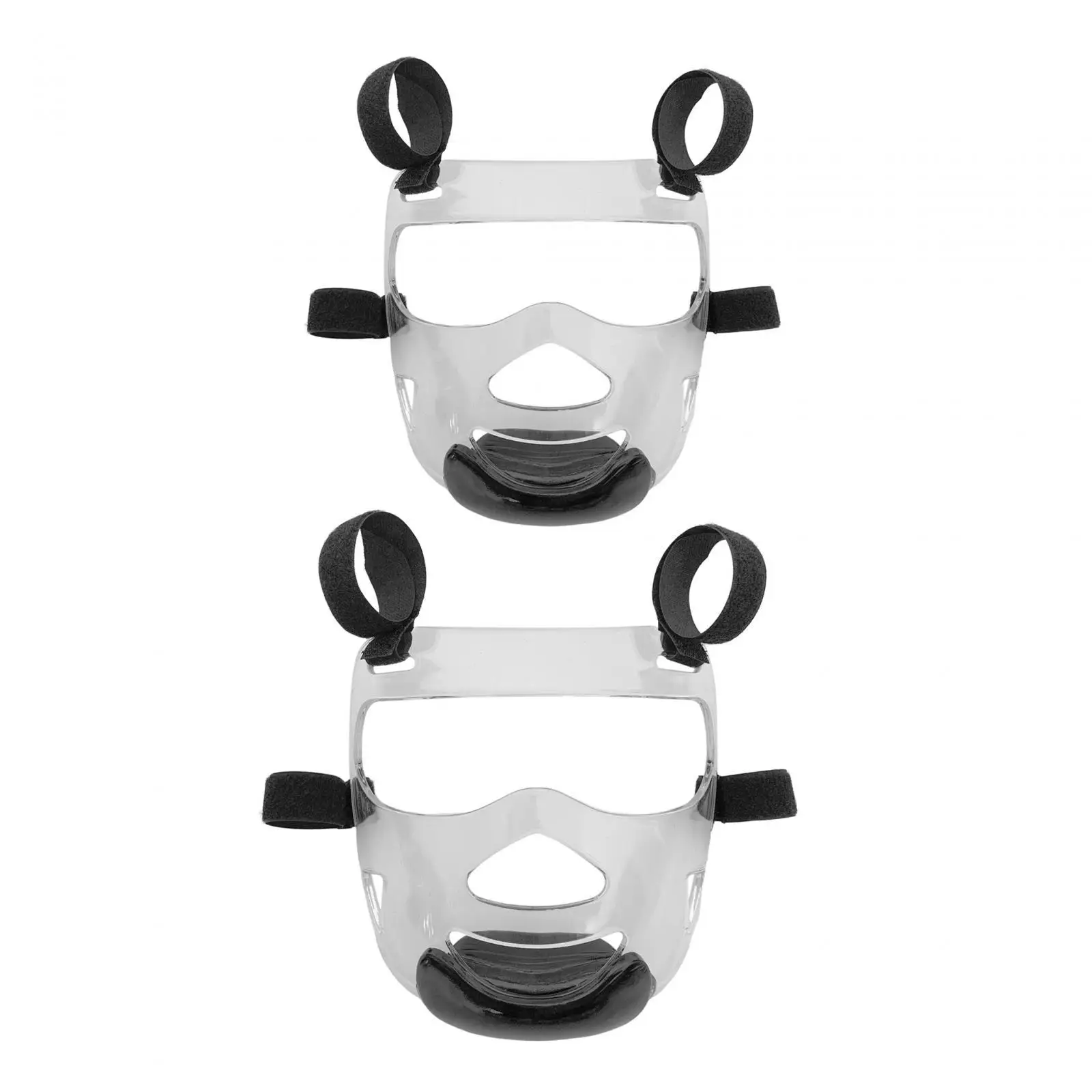Taekwondo Mask Taekwondo Face Shield Boxing Headgear Protector Sparring Mask Transparent Face Guard for Martial Arts Sparring
