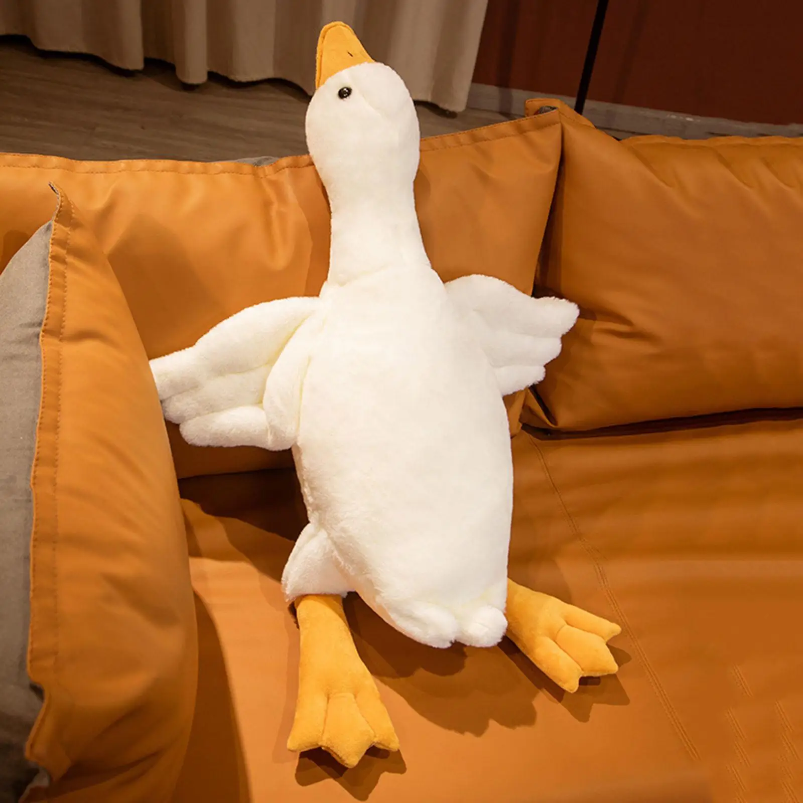 Cute Goose Stuffed Animal Gift for Bedroom Living Room Birthday Valentines
