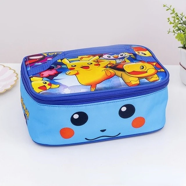 POKEMON PIKACHU&FRIENDS GRAPHIC 9.5 INSULATED LUNCH BAG LUNCH BOX-BRAND  NEW!