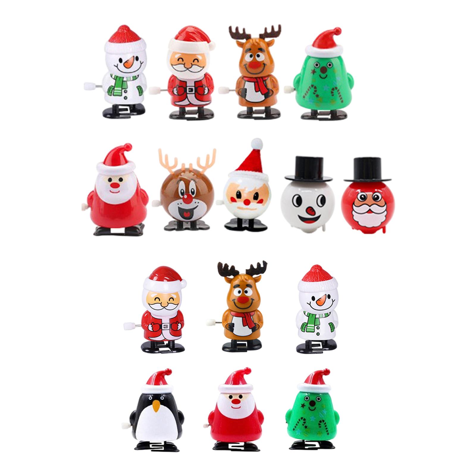  Toys, Filler,Figure Ornaments Christmas  Clockwork Toys Jumping Toys for  Favors Kids Children