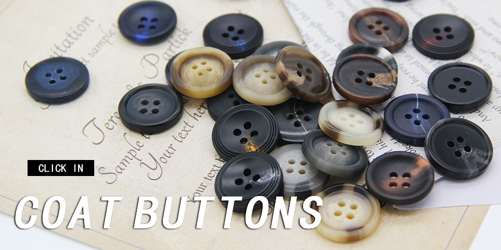 HENGC Resin Imitation Horn Large Decorative Coat Buttons For Clothing Sweater Suit Cardigan Big DIY Sewing Accessories Wholesale
