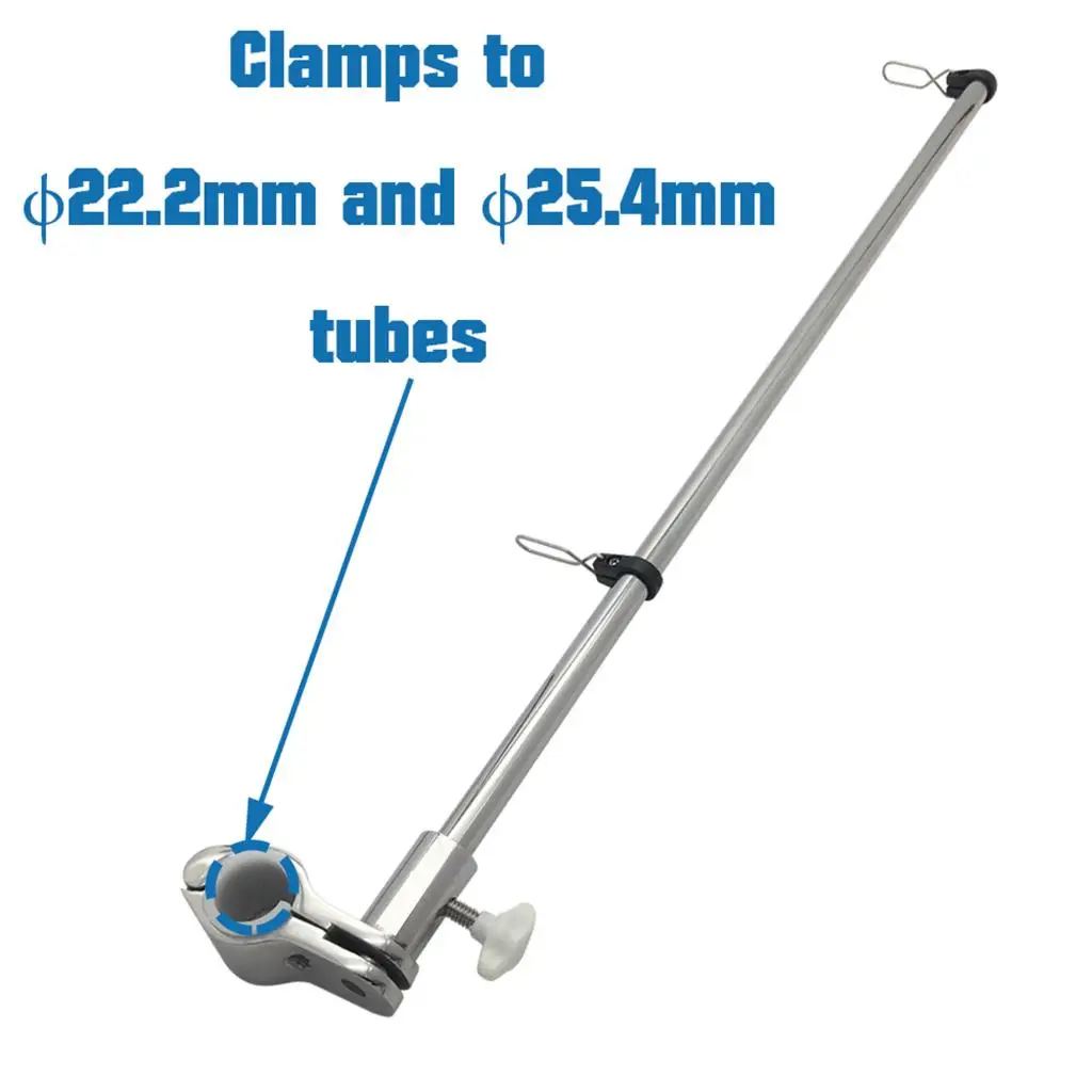 Flag Pole for ?22.2 to 25.4mm  with   Car Fishing Accessories