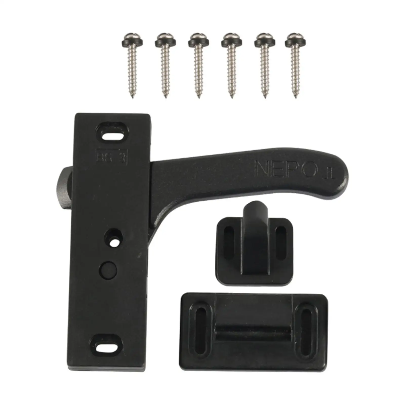 RV Screen Door Latch Durable Right Hand Screen Door Latch and Handle Kit for RV Motorhome Camper Cargo Trailer Motor Home