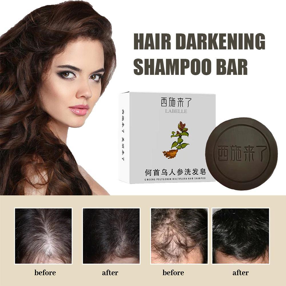 Best of Polygonum Hair Darkening Shampoo Bar Hair Cleaning Shampoo Soap Solid Shampoo Strengthen Hair Strengthen Nourish Hair Roots Reviews & Tips