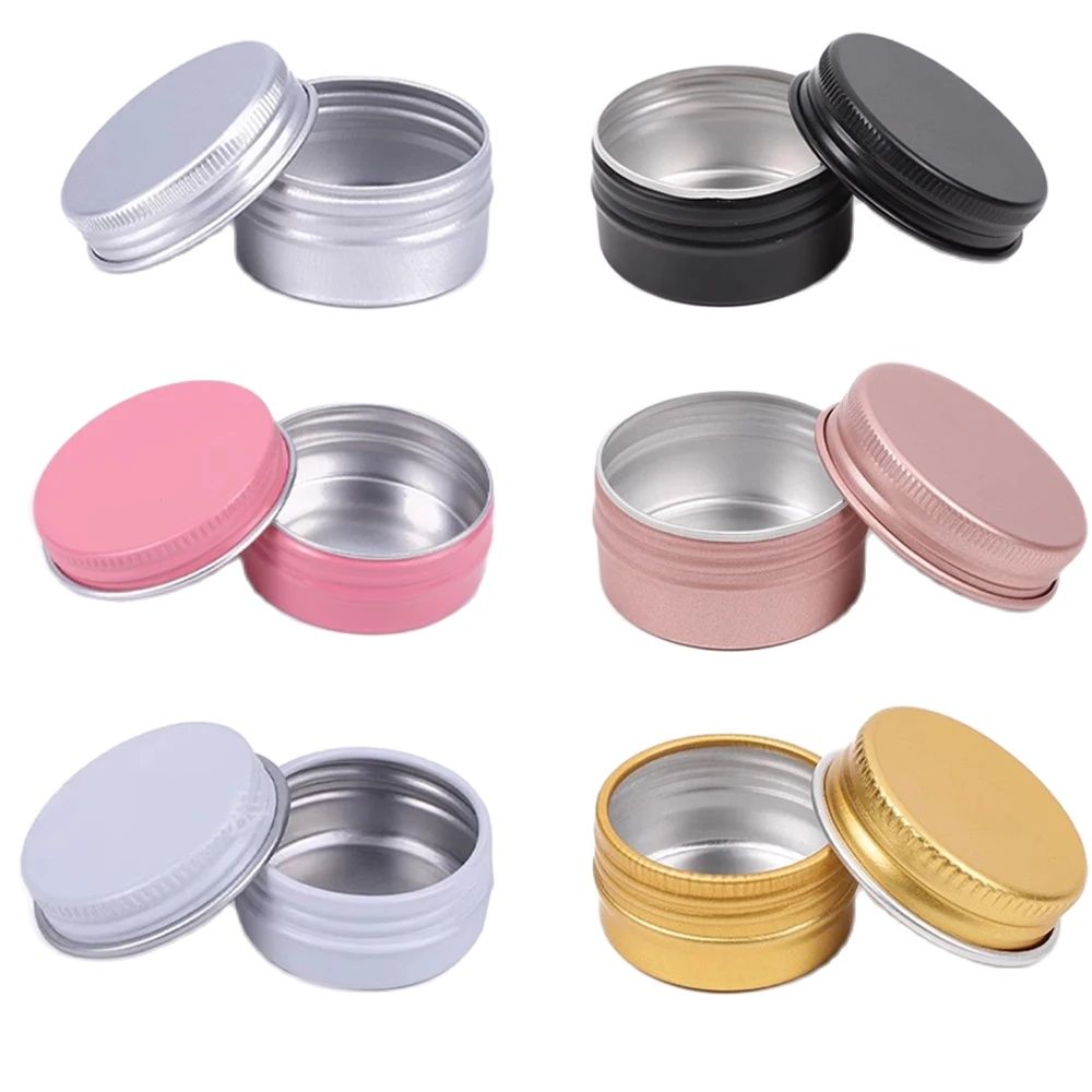 Best of 100PCS 5g 10g 15g 20g 30g 40g 50g 60g Aluminum Tins With Lid Empty Cosmetic Face Cream Jar Lip Balm Makeup Sample Container Reviews & Tips