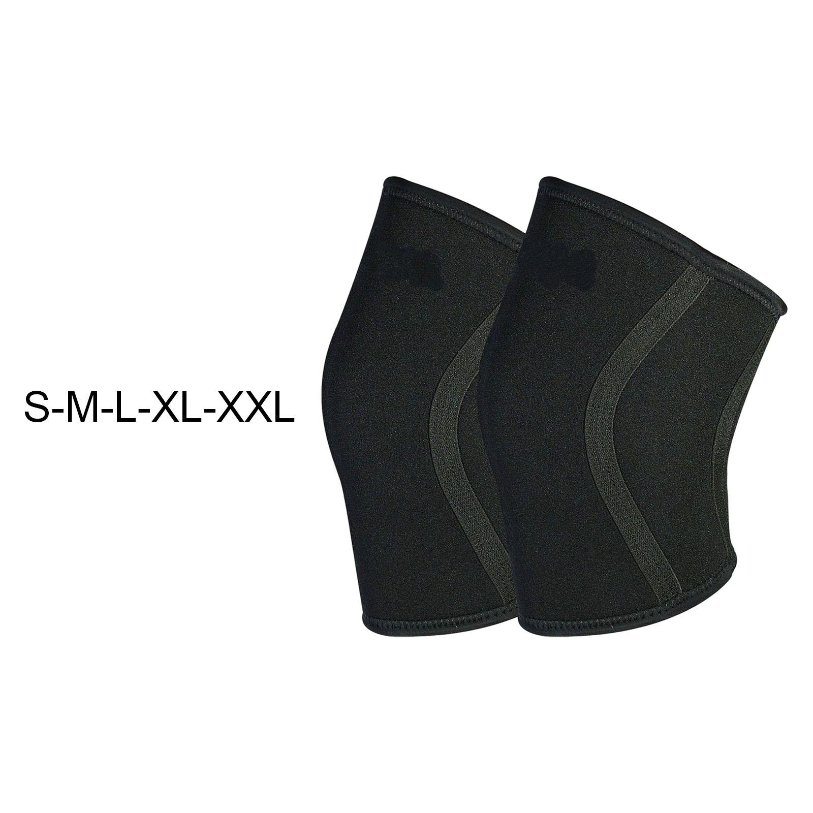 2x Knee Brace Support Patella Pad Women Men Protector Knee Sleeves for Cycling Fitness Outdoor Workout Jogging