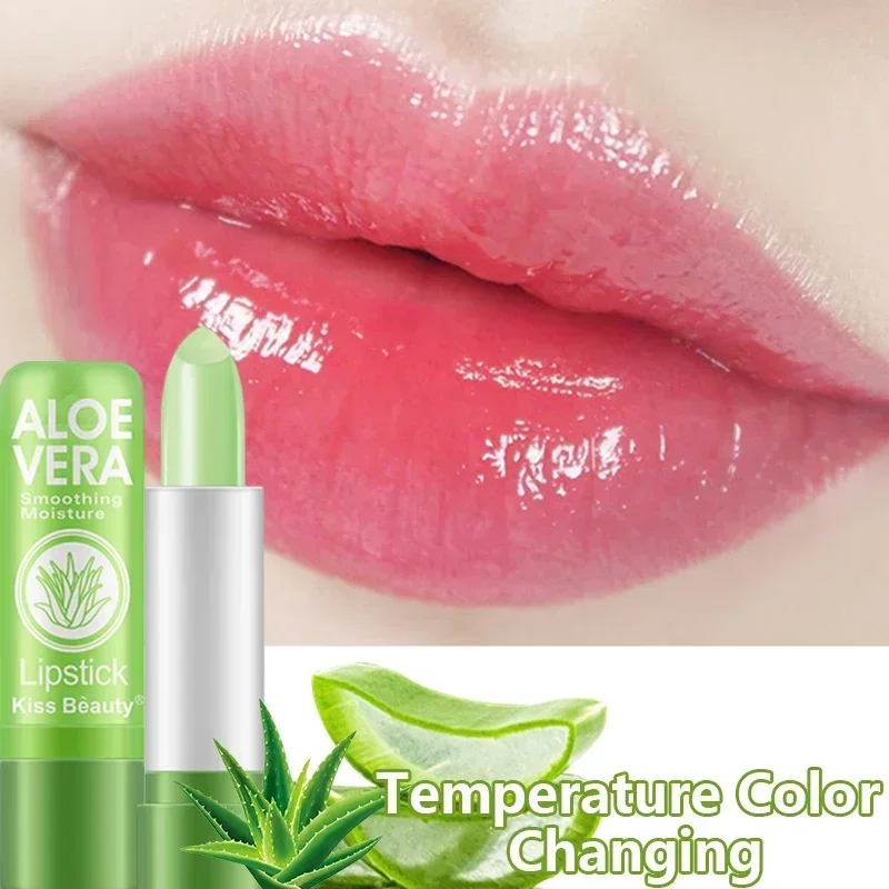 Best of Moisturizing Aloe Vera Lipstick Temperature Color Changing Lip Balm Lasting Nourishing Lip Care Anti-drying Exfoliating Lipstick Reviews & Tips