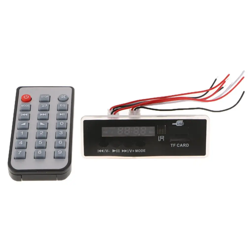 Universal Auto MP3 Player Bluetooth Decoder Board with Remote Control USB TF