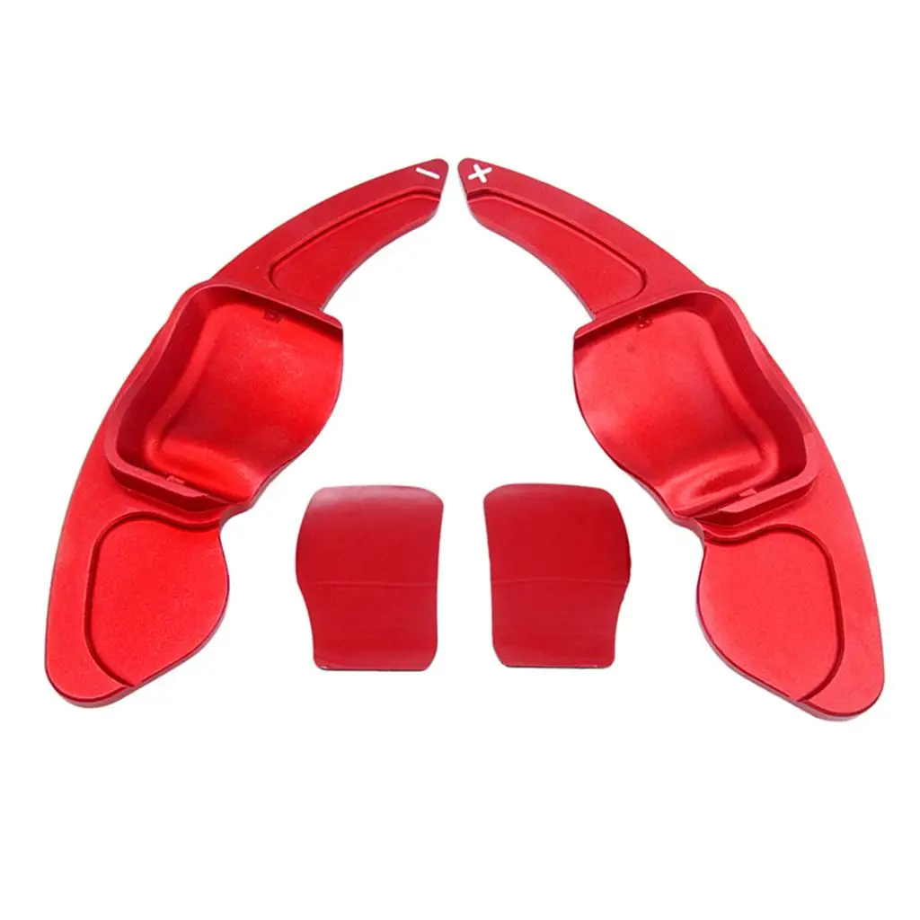 Red CarPaddle for vw Golf R32 GTX/Gtis/GT-TSI 2Pack