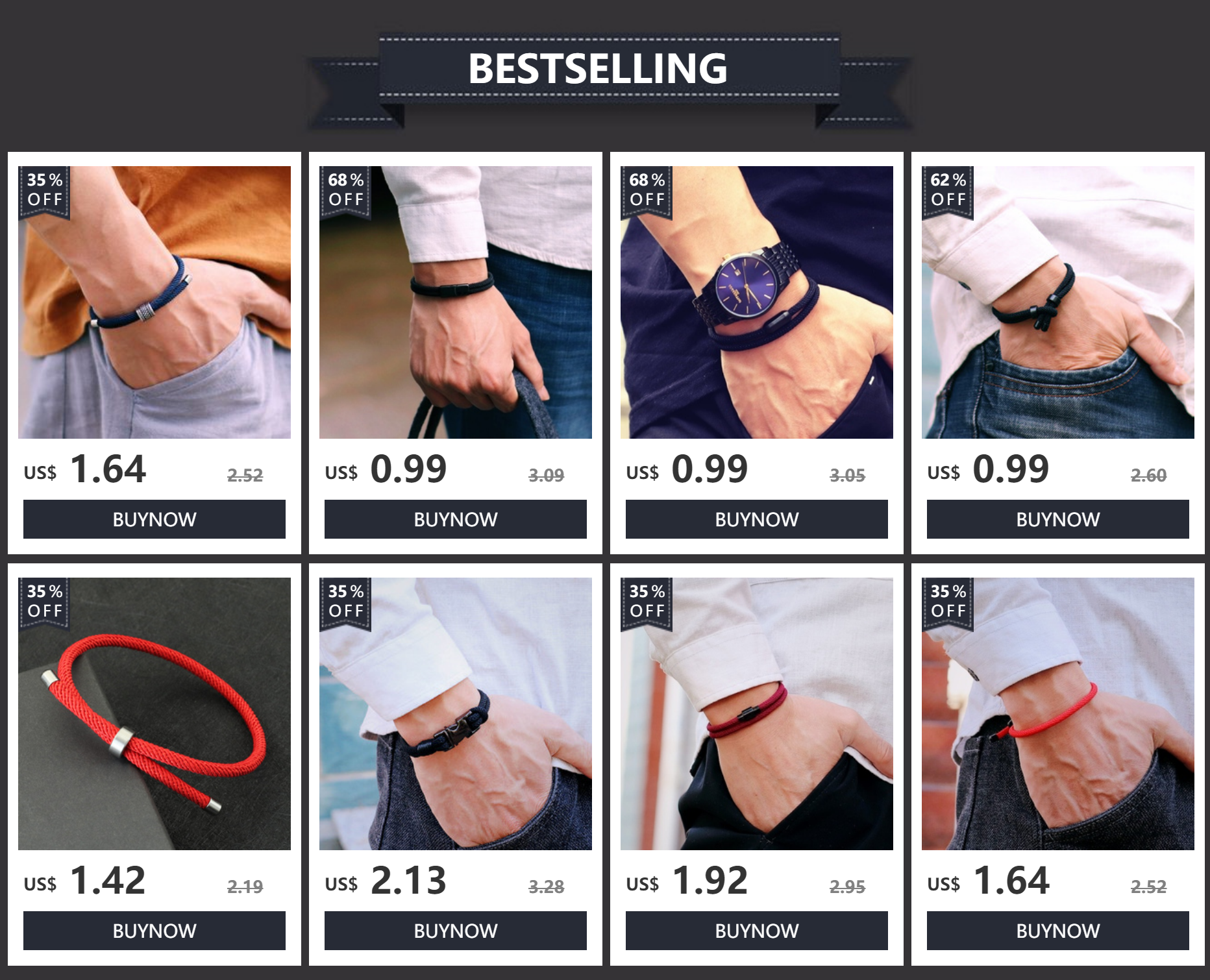 Neues minimalist isches Edelstahl armband verstellbares Unisex 4mm Nylons chnur Ketten armband Paar Geschenk für Liebhaber Freizeit zubehör – Detail 1