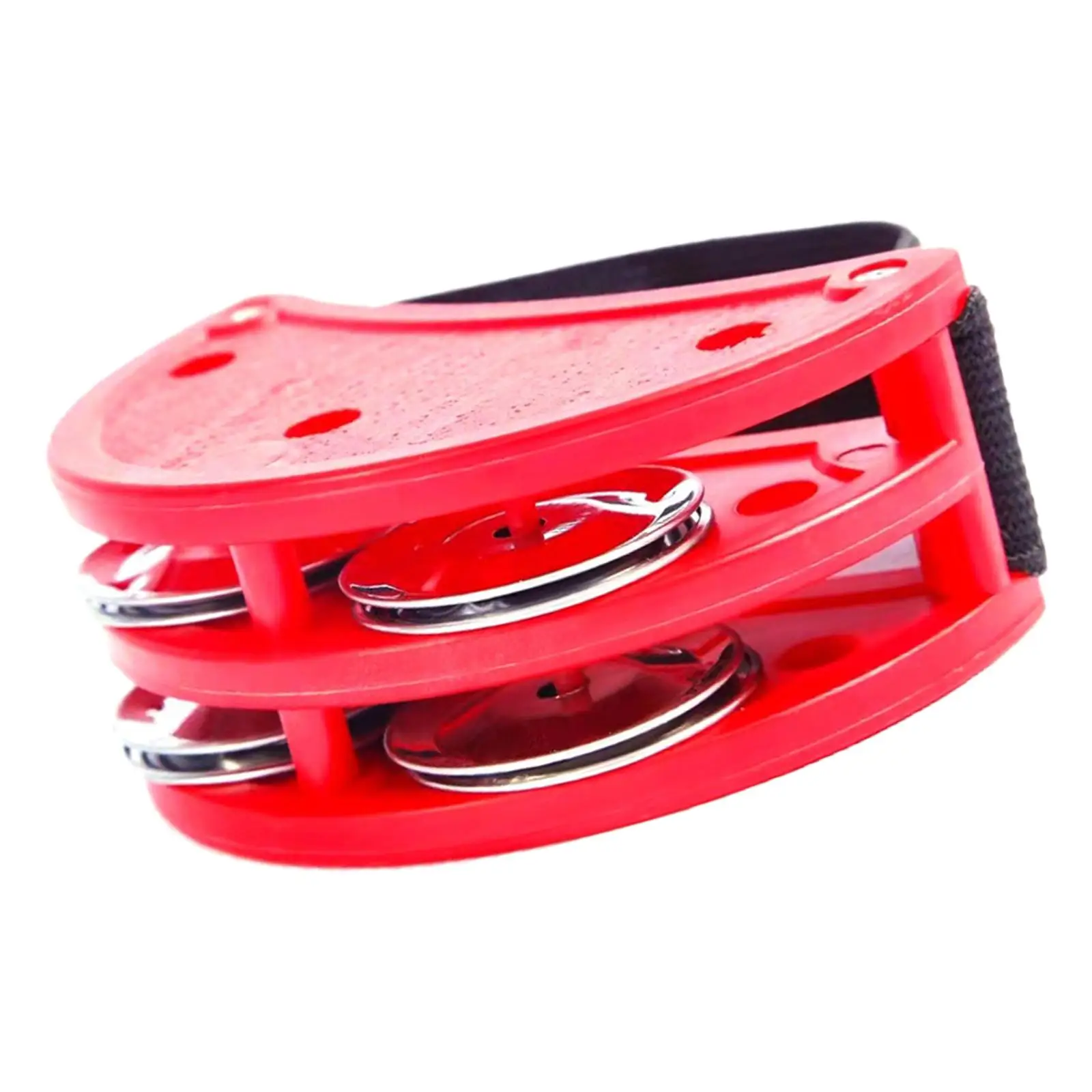 Foot Tambourine Percussion Musical Instrument with Metal   Drum Accessory Instrument