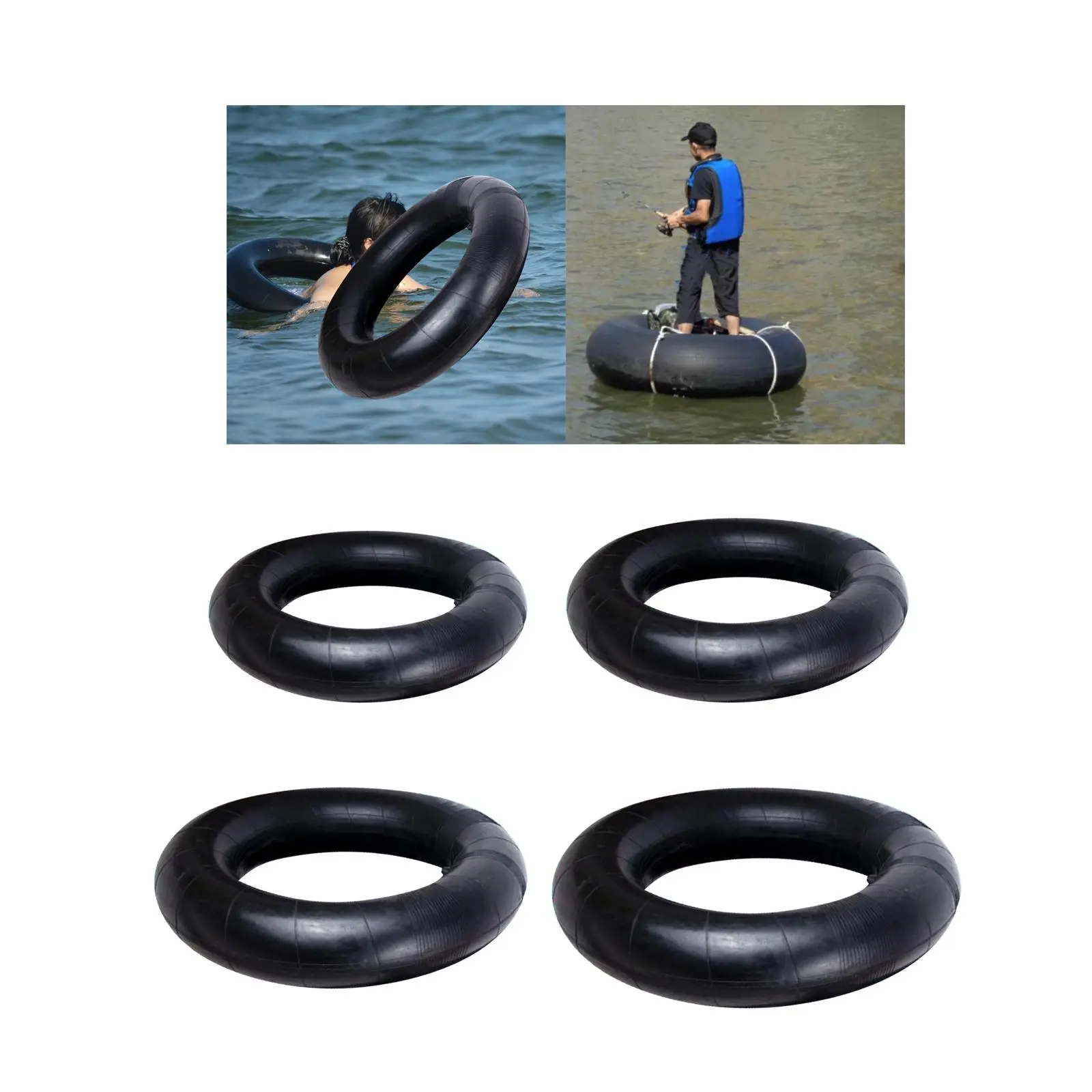 River Tube for Floating Durable Heavy Duty Rubber Swim Tubes Inflatable Pool Float Tube Inner Tube Snow Tube River Rafts