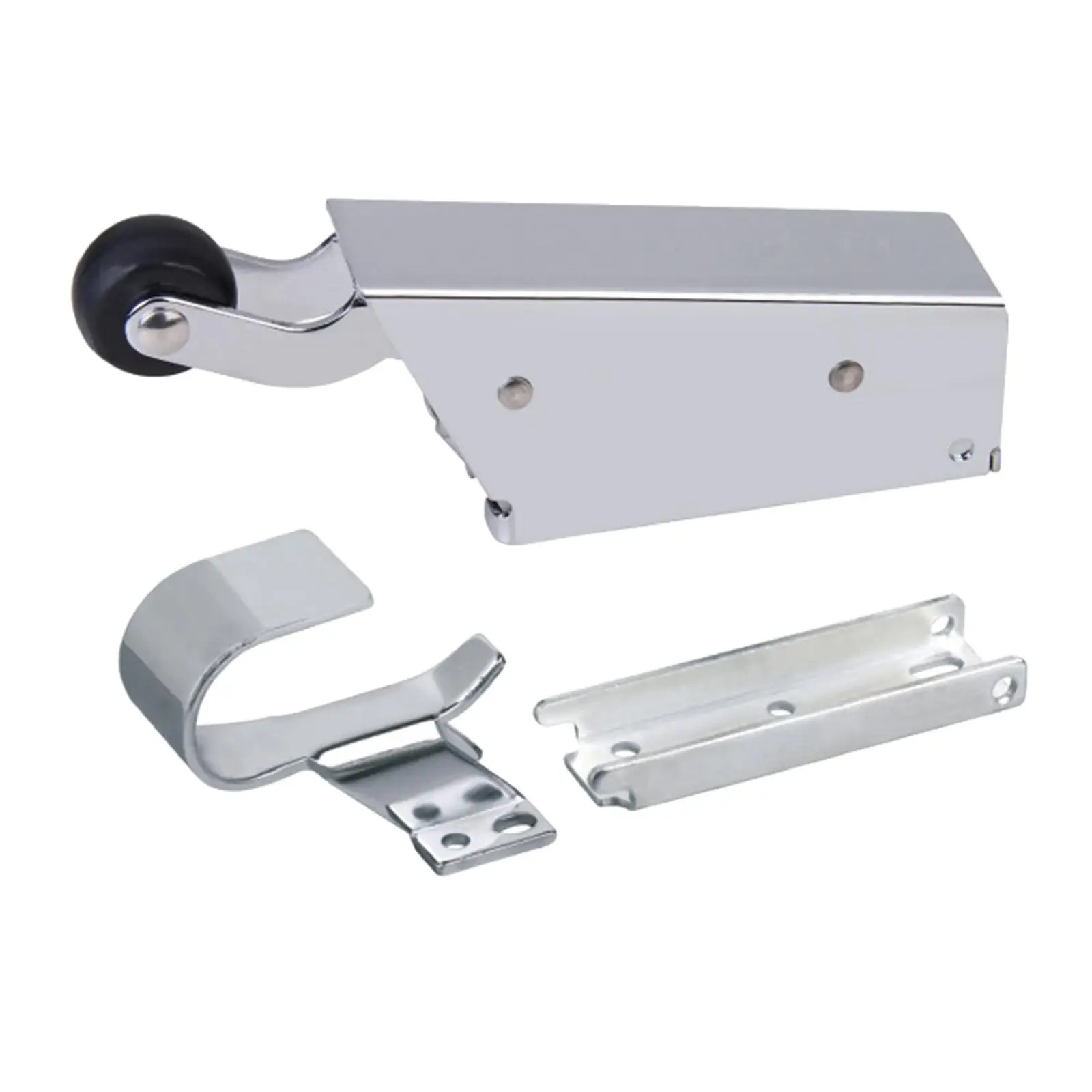 Spring Action Doors Closer Spring Loaded Steel Home Improvement with Quiet Rubber Wheel