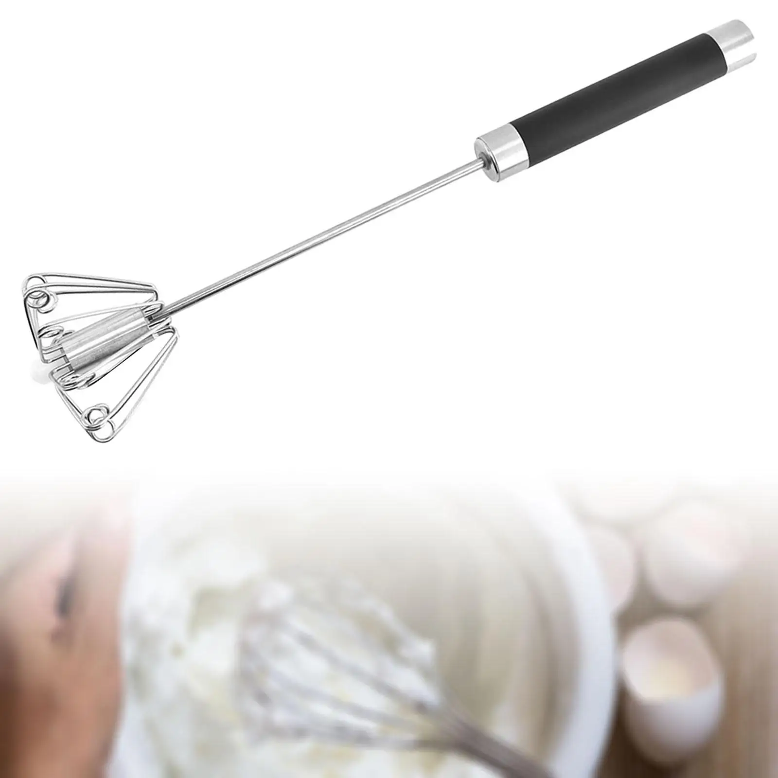 Stainless Steel Balloon Whisk Hand Stirrer Kitchen Gadgets Stirring Beater Multifunctional Milk Frother for Stirring Milk