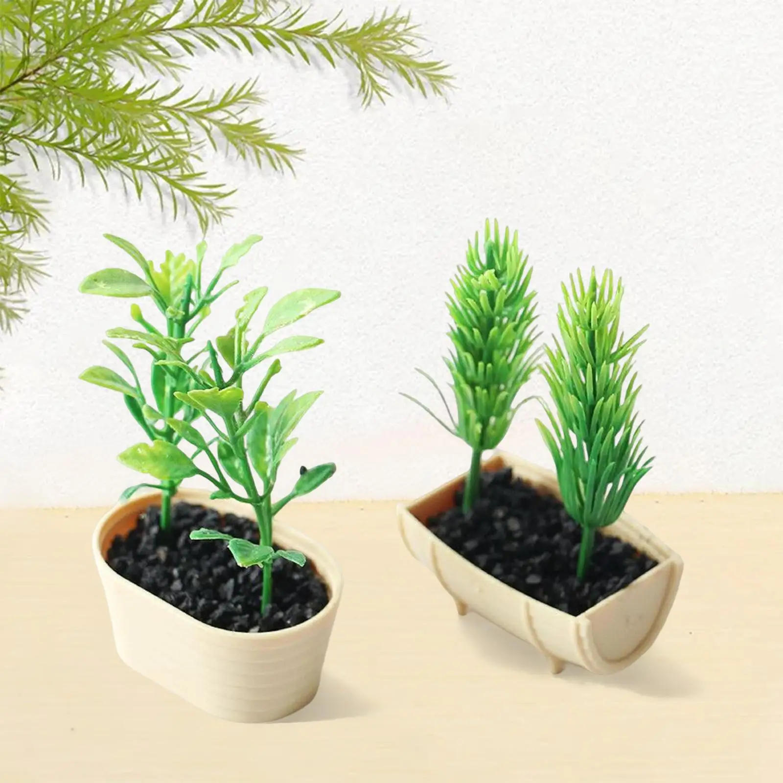 Miniature Mini Potted Plant Dollhouse Accessories Life Scene Ornaments