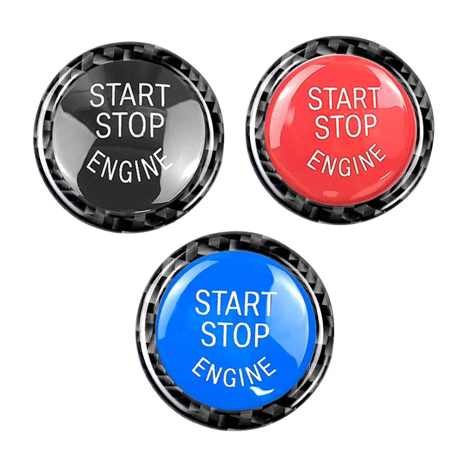 Engine Start Stop Button Trim Cover Easy Installation Replace Cover Trim Rings Fit for E90 E92 E93 320i Z4 E89 Accessories