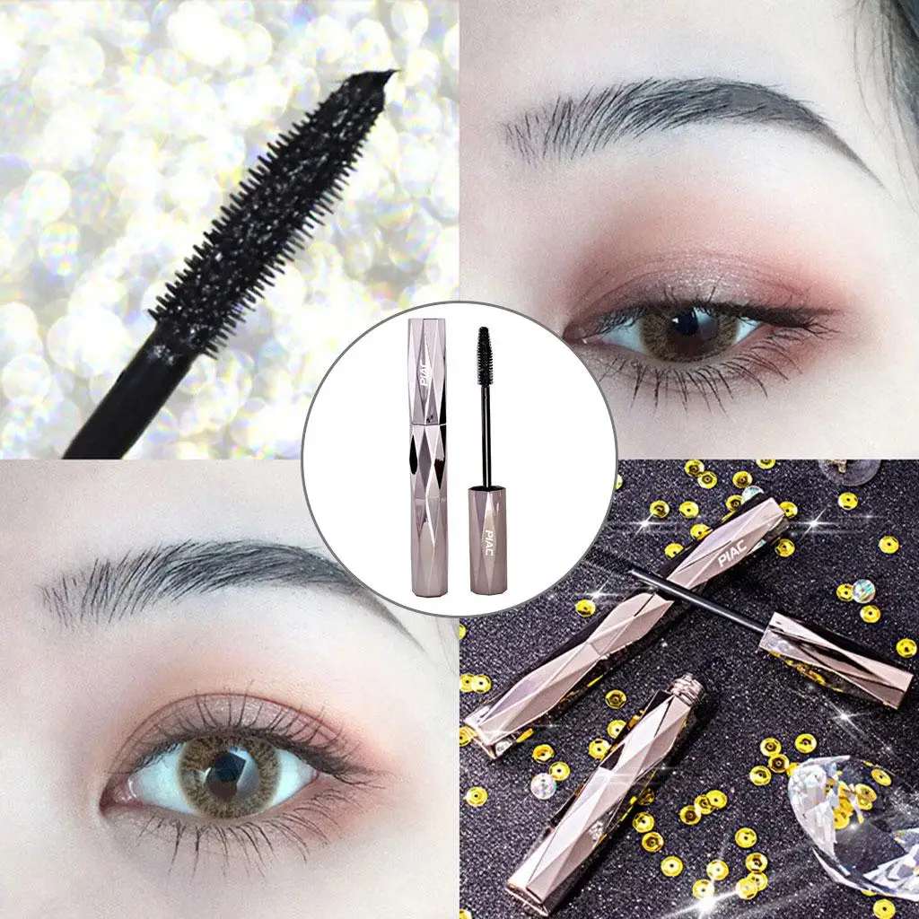  Mascara Extender Waterproof Lengthened Natural Thick Curls Quick Drying Lash Mascara for Eye Makeup Cosmetics Woman Girl