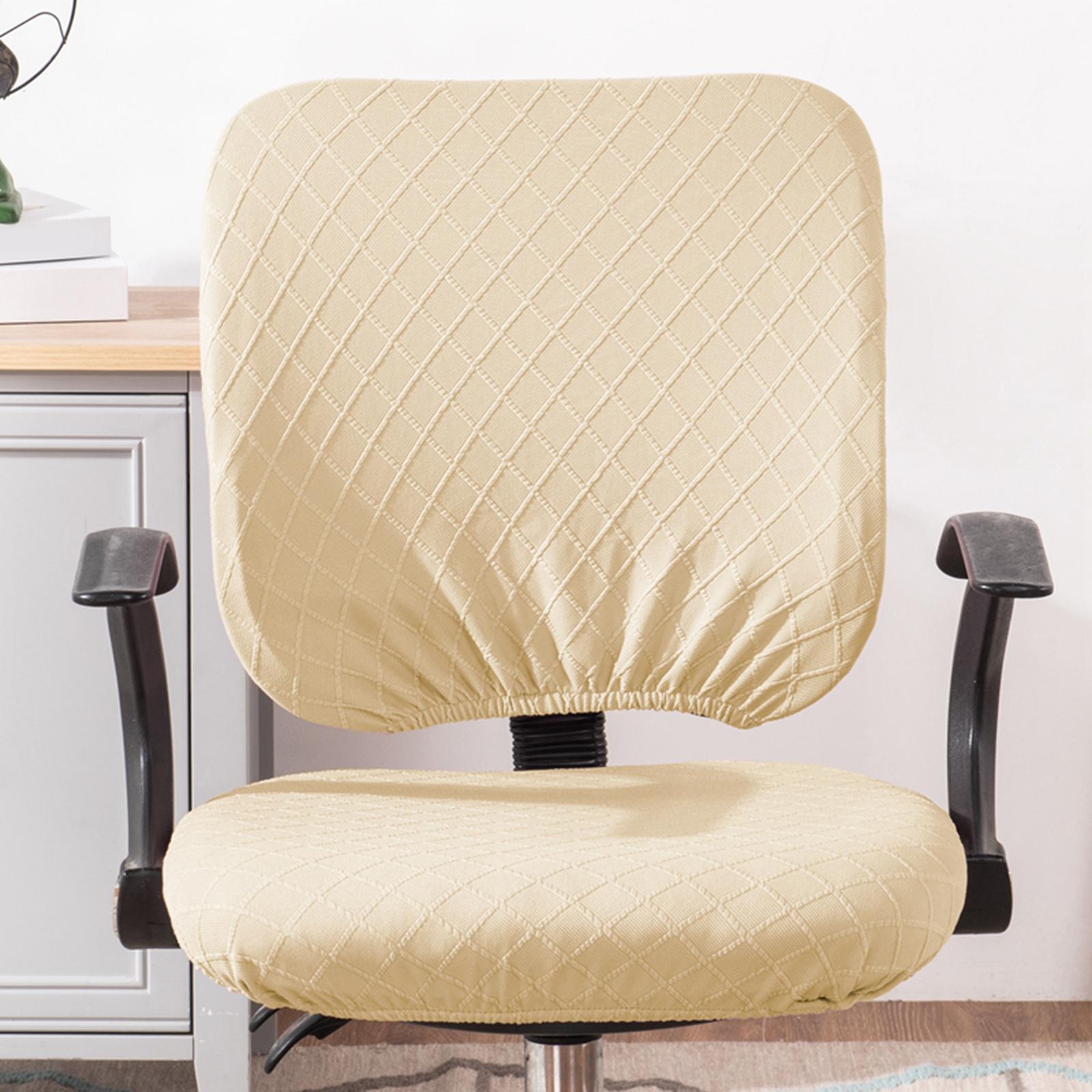 Jacquard Office Chair Cover Removable Chair Slipcover for Desk Chiar Office Swivel