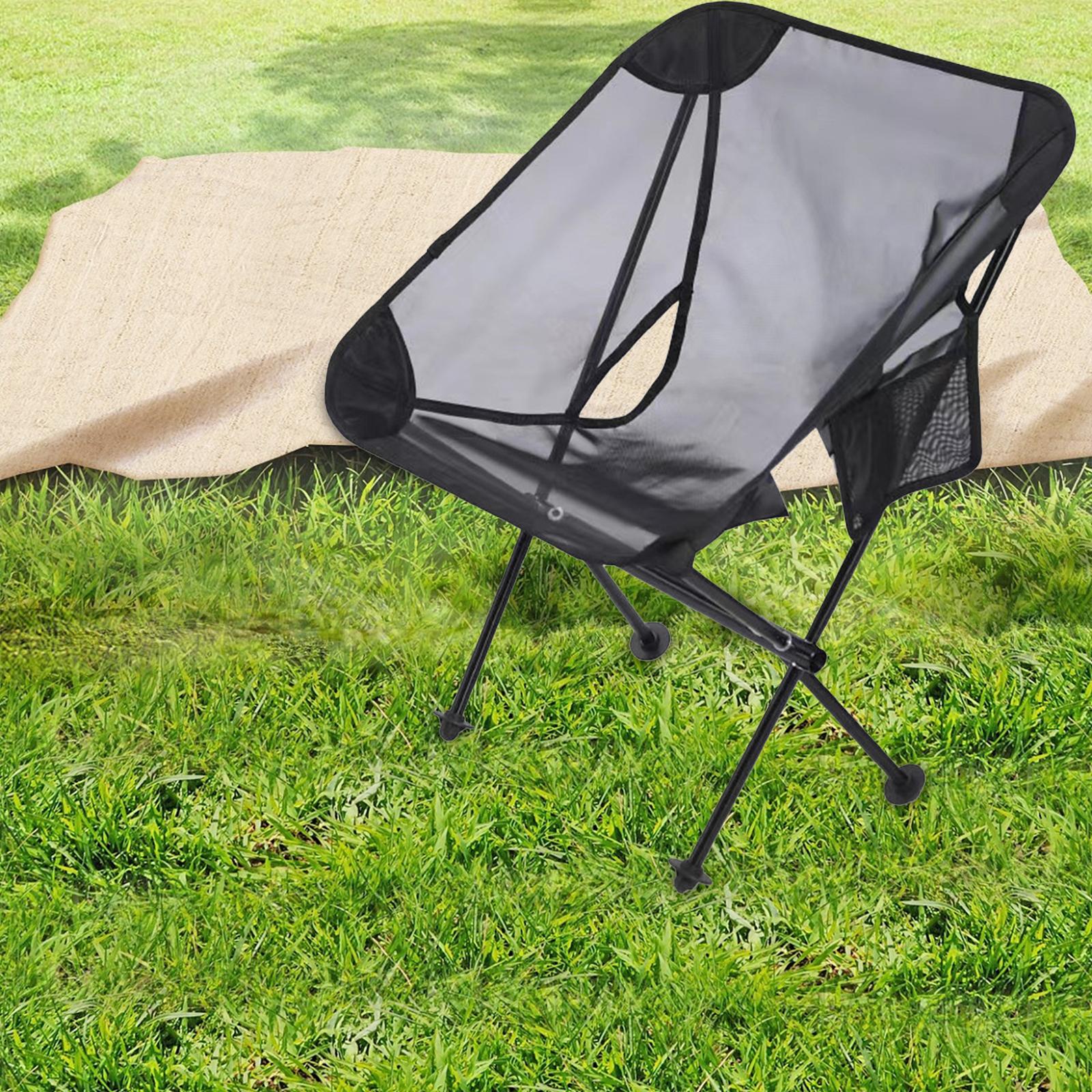 Folding Camping Chair for Backpacking Outdoor Concerts Camping Accessory