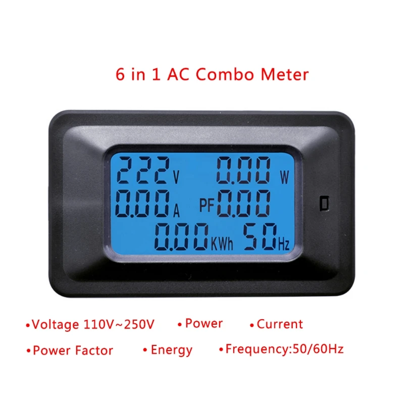 energia medidor watt monitor tensão kwh voltímetro