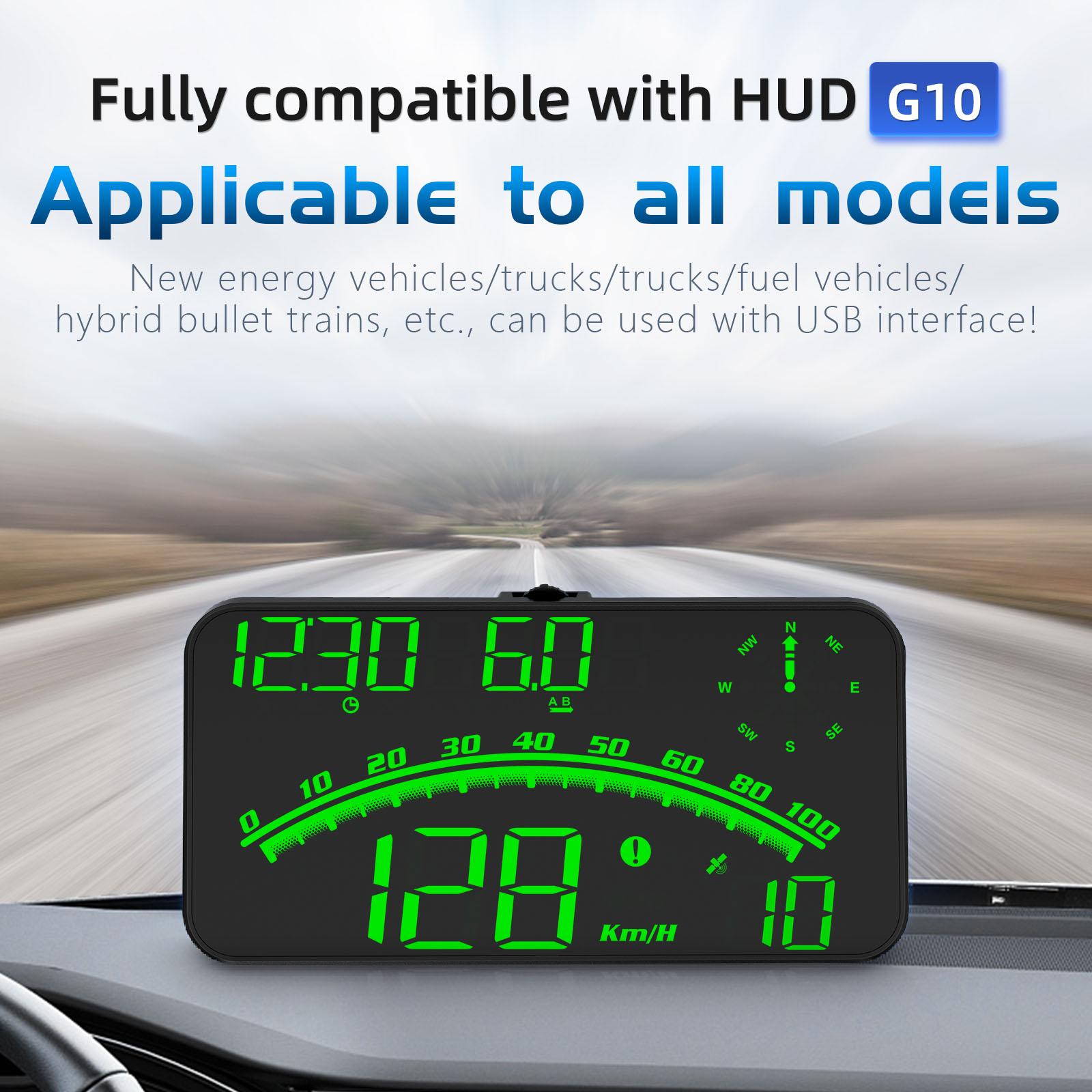 Car GPS Head up Display HUD Digital Display Fatigue Driving Reminder 4inch