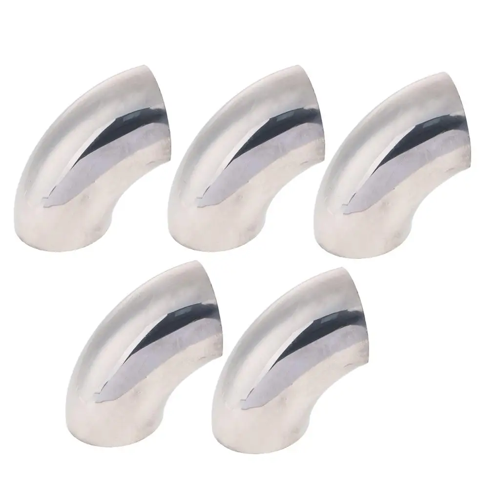 5Pcs Car Stainless Steel 2.5