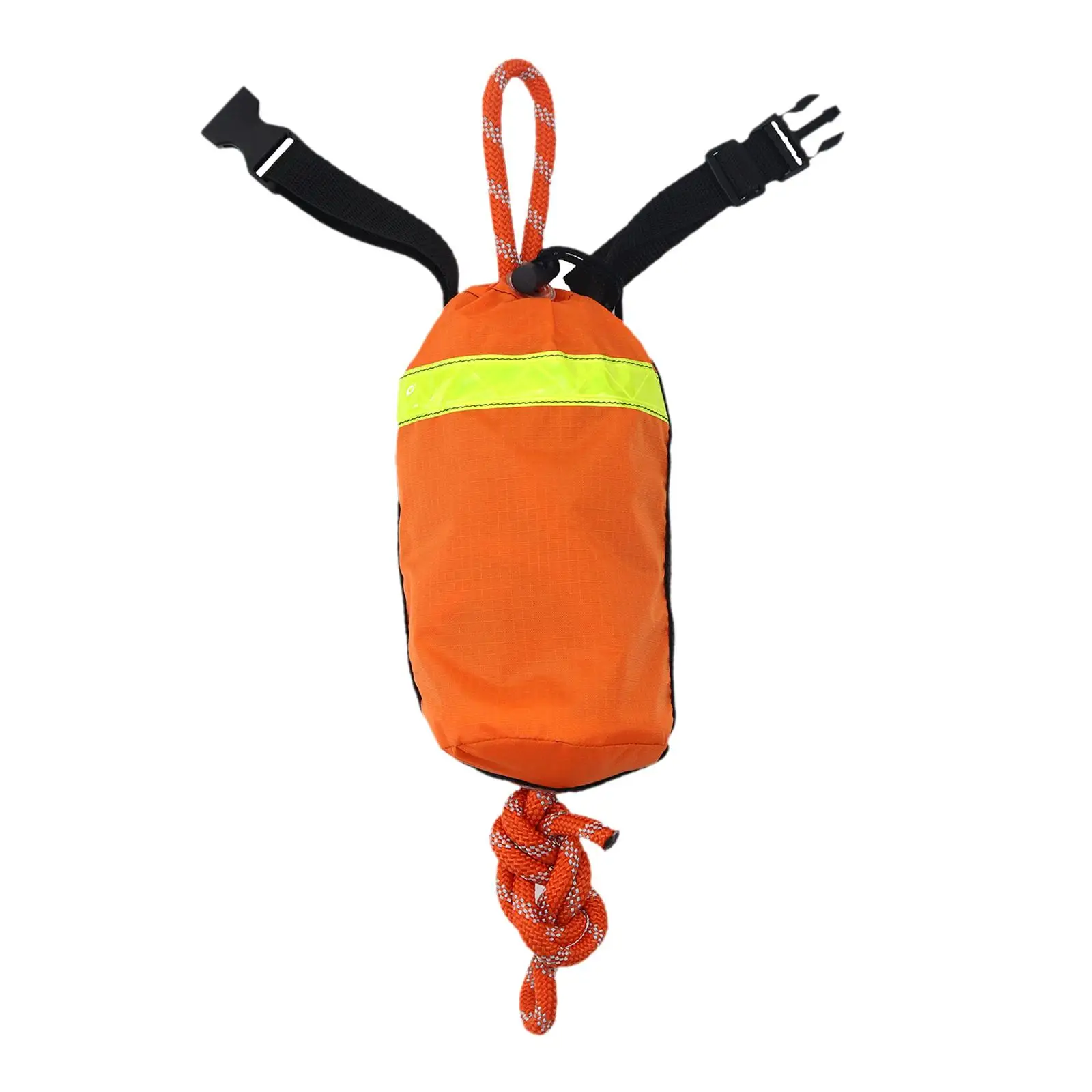 Reflective Rope Throw Bag High Visibility Accessory Device for Buoyant Dinghy Canoeing Ice Fishing Boating Swimming