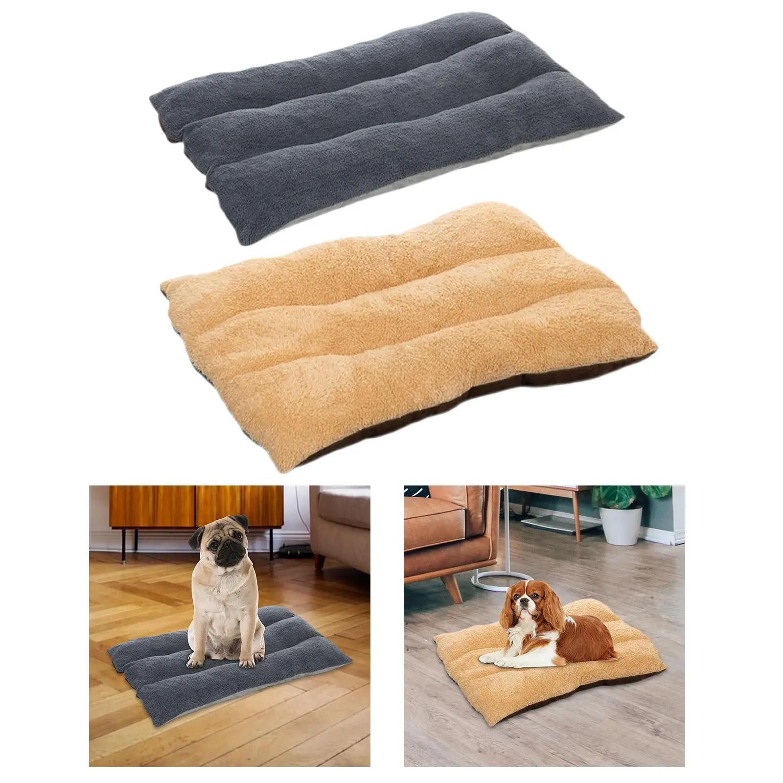 Pet Mat Pillow Waterproof Square Machine Washable for Sleeping Large Cat