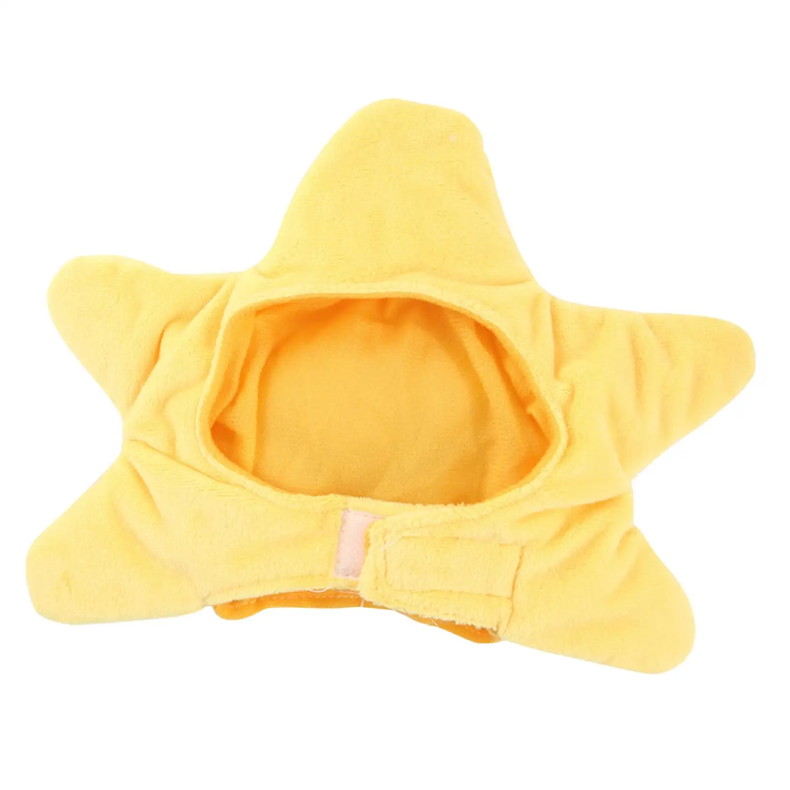 Cat Hat Yellow Shaped Plush Headwear Cap Adorable for Small Dogs Festival Theme Party Dress up