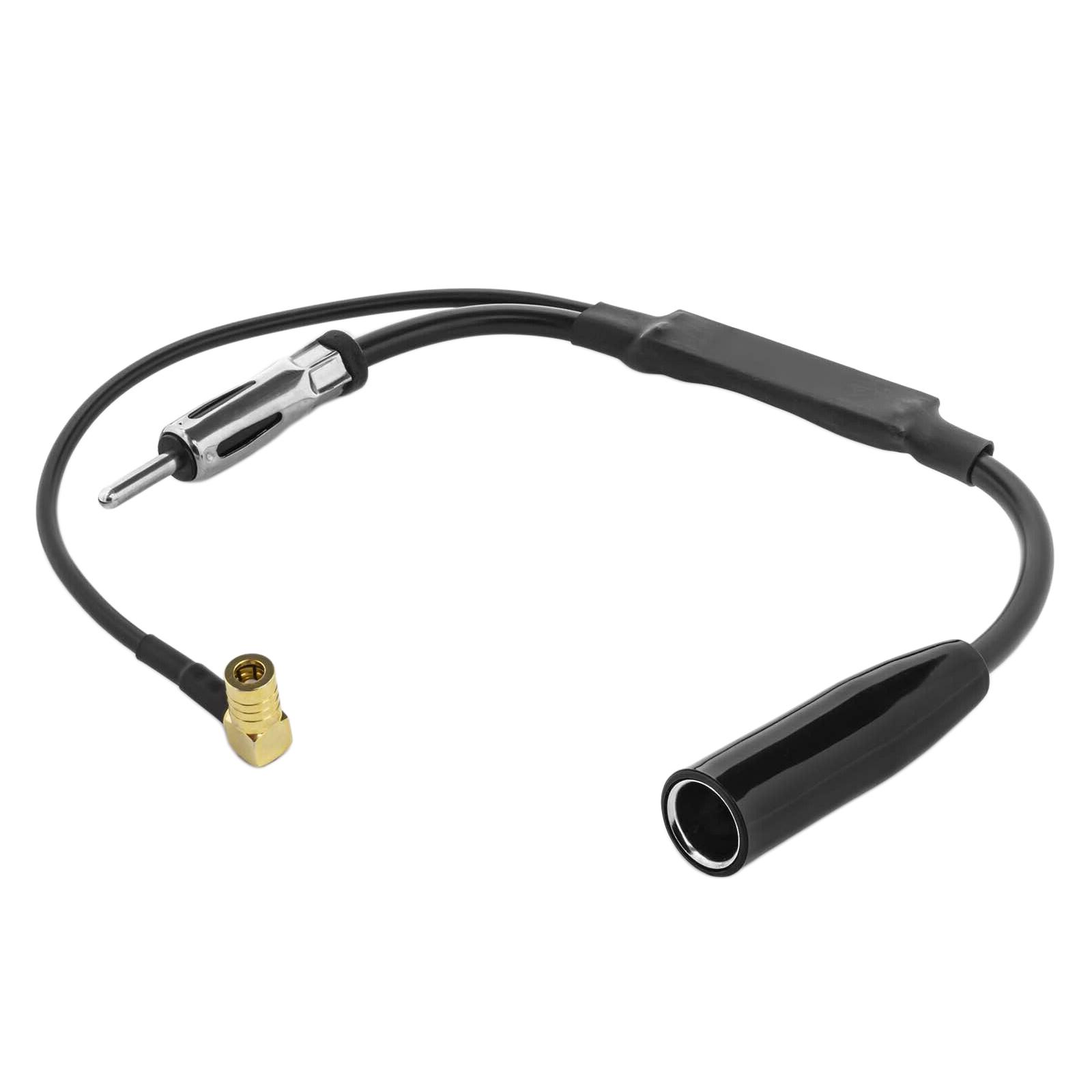 Antenna Splitter Adapter Car Radio Portable Plastic Car Supplies Durable Stereo Cable for JVC Kenwood for Pioneer for Sony