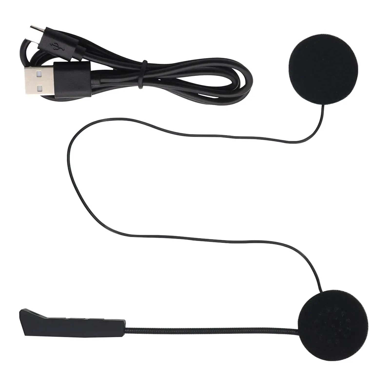 Universal Motorcycle Helmet Headset Hands Free Call for Motorcycle Riding Large Battery Capacity Built in Microphone Earphones
