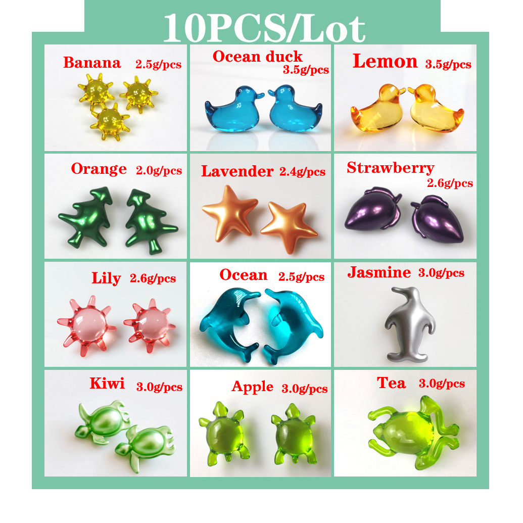 Best of New Bath Oil Beads Floral Fragrance Bath Pearls SPA Massage Oil Essential Skin Repair Moisturizing Family Travel Supplies 10Pcs Reviews & Tips