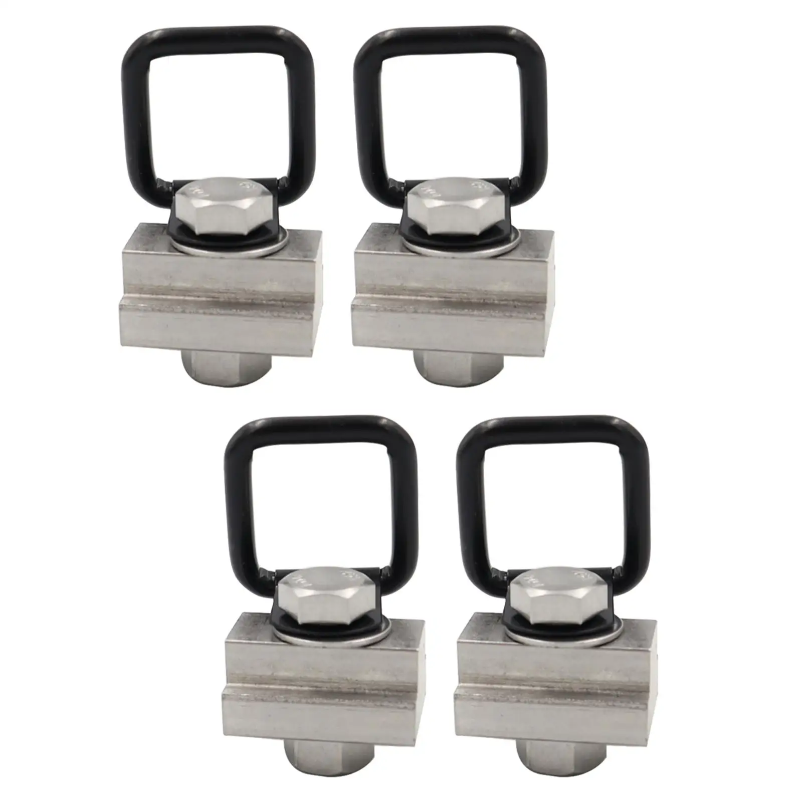 4x Car Bed Rail T Slot Nuts Kit with 3/8