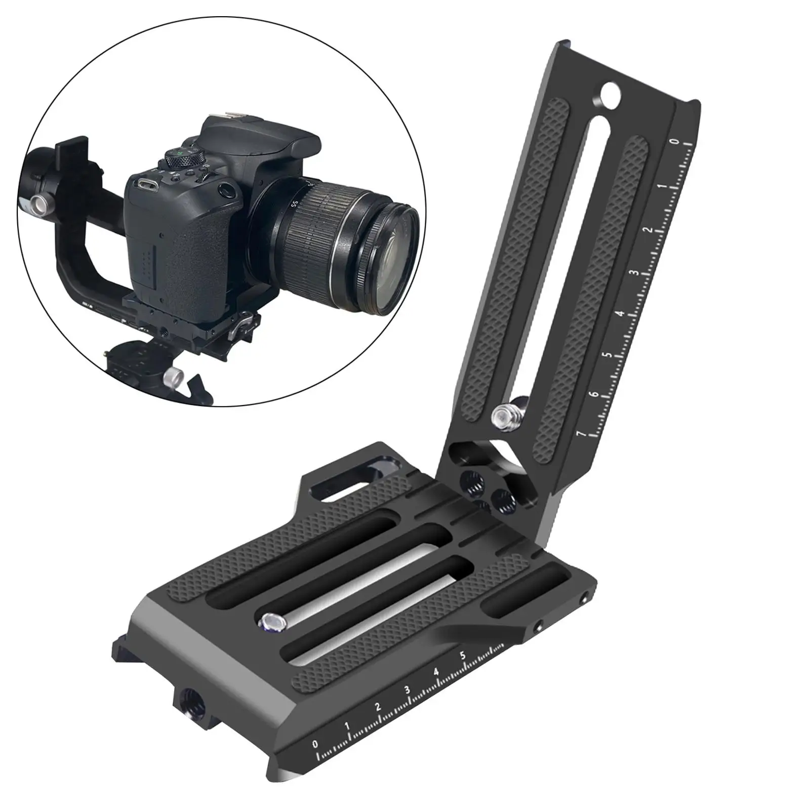  Vertical Camera Bracket Grip Lightweight Extender  Standard Board Adapter