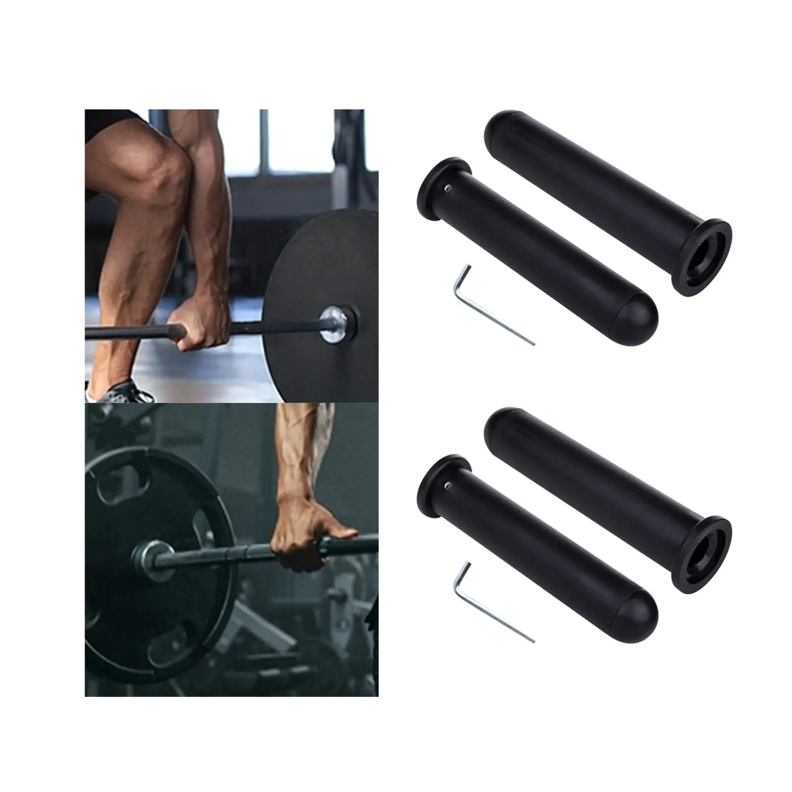 Barbell Adapter Sleeves Barbell Bar Workout Exercise Equipment Weight Bars Adapter for Home Gym Practice Weightlifting Fitness