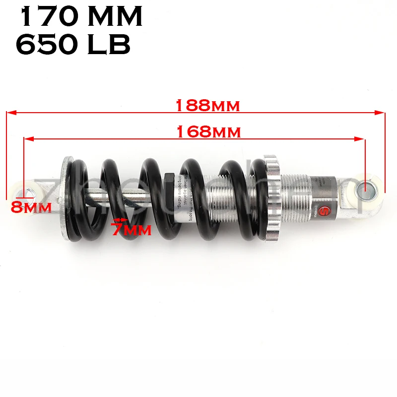 Resorte de suspensión de 170 mm para mini todoterreno