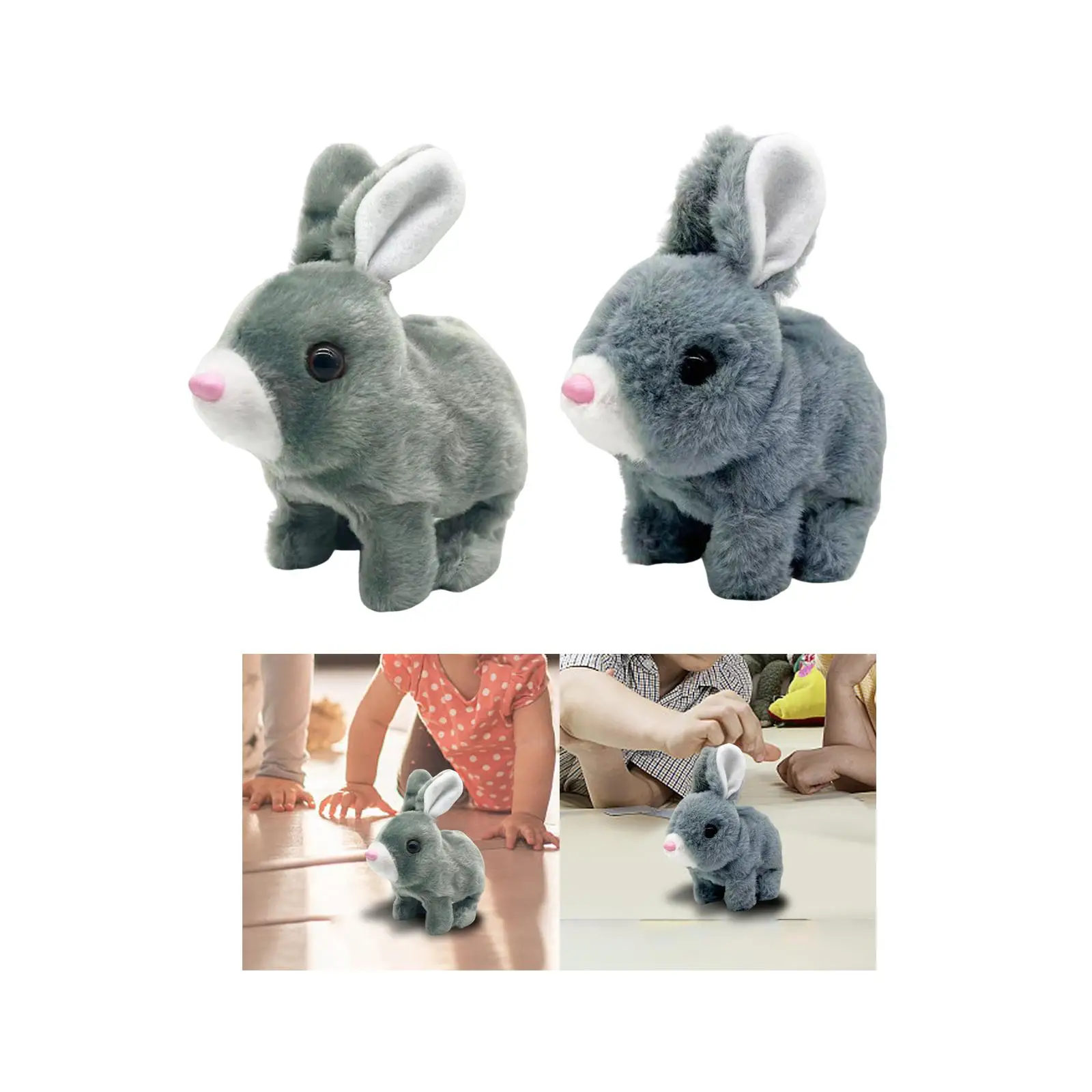Electric Rabbit Toys Simulation Stuffed Animal Plush Toy for Party Favor