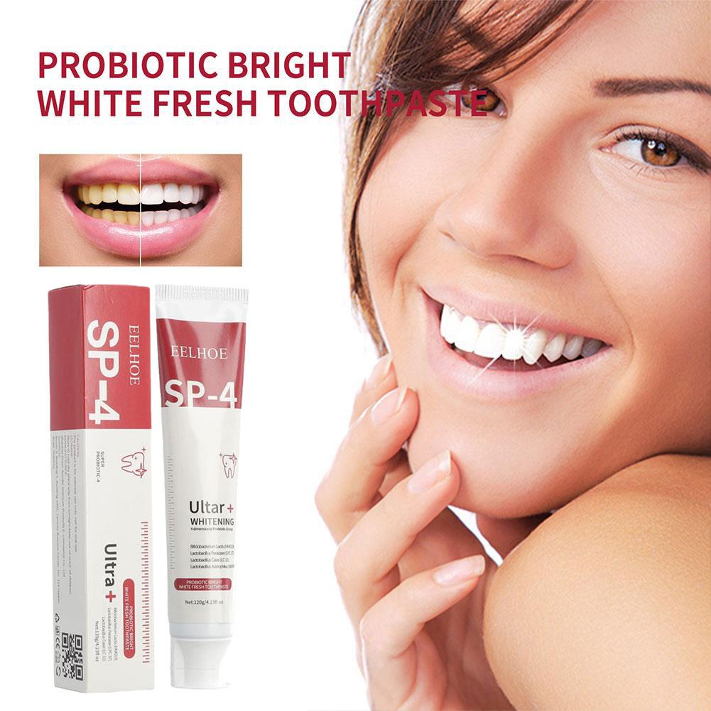 Best of 120g SP-4 Probiotic Whitening Shark Toothpaste Teeth Fresh Breath Toothpaste Care Oral Prevents Whitening Toothpaste Plaque W7G2 Reviews & Tips