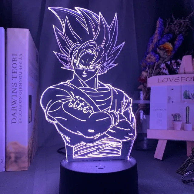  Beitai Dragon Ball Z Goku Vegeta Batalla LED Luz de Noche  Bombilla Dragon Ball Lampara Son Goku Lámpara para Dormitorio :  Herramientas y Mejoras del Hogar