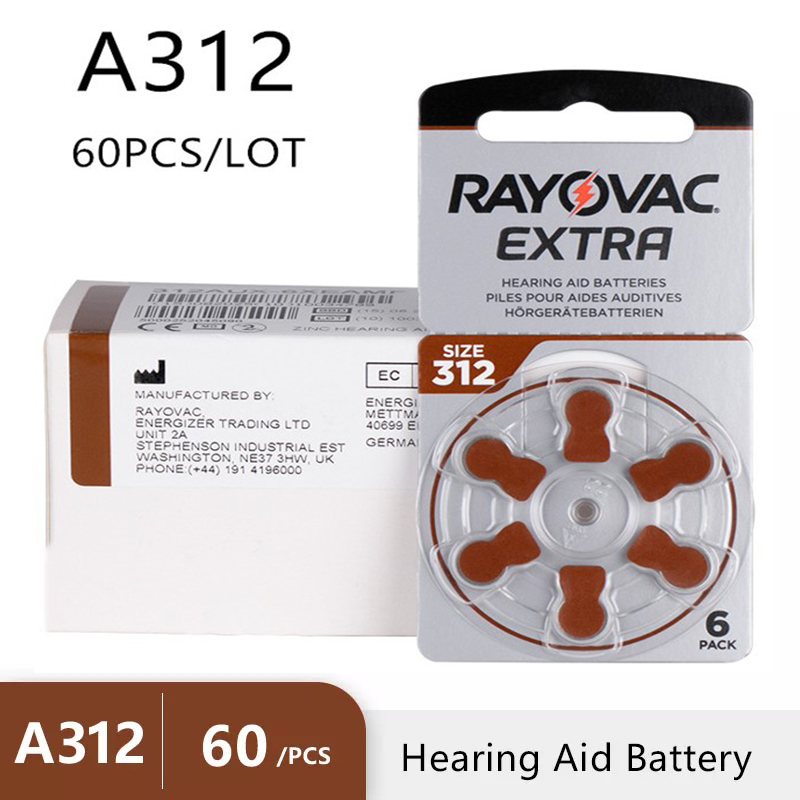 Best of Hearing Aid Batteries 60PCS / 10 Cards RAYOVAC EXTRA 1.45V 312 312A A312 PR41 Zinc Air Battery For Hearing Aid Free Shipping Reviews & Tips